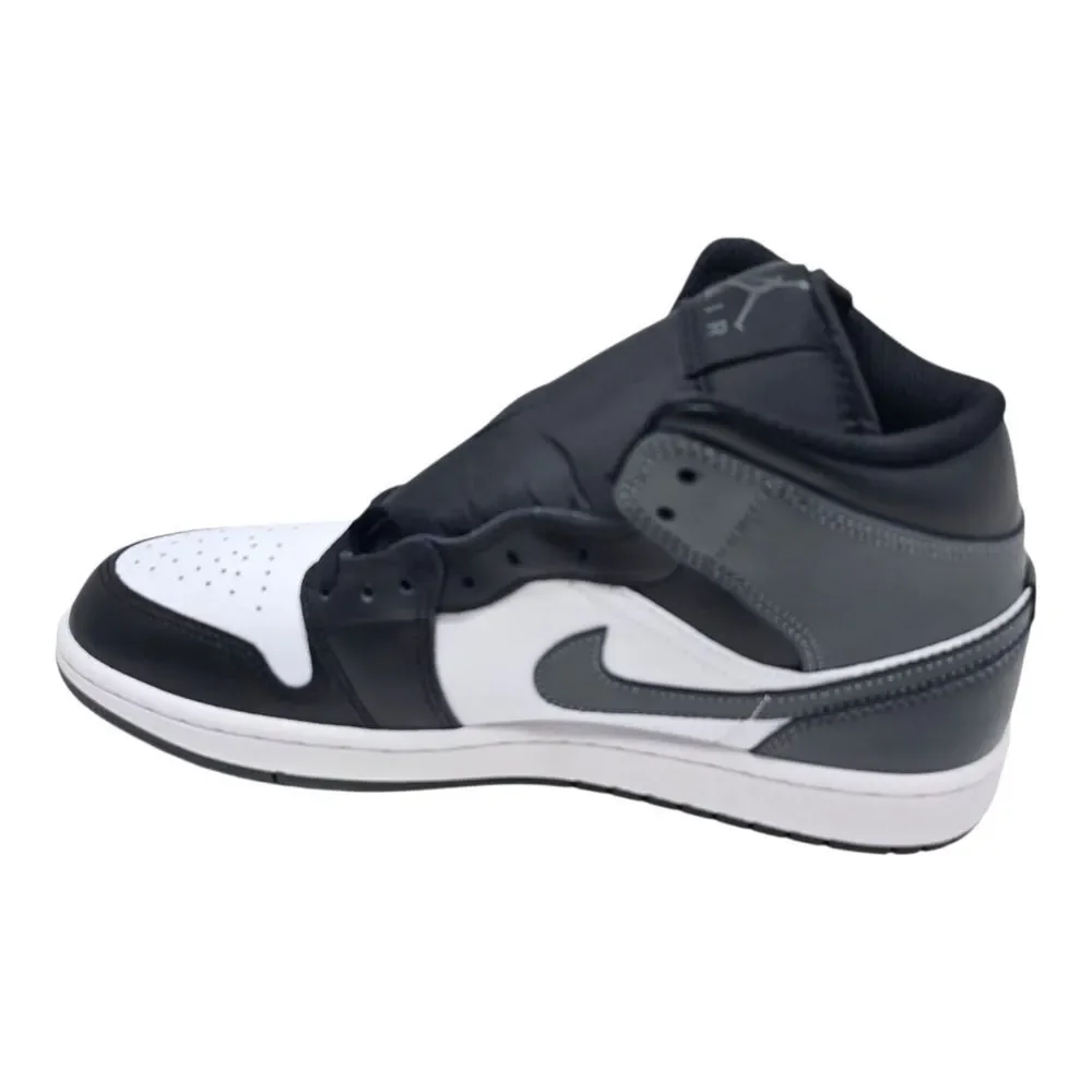 Air Jordan 1 Mid Men's Size 10 Black/Iron Grey-White DQ8426 001 Basketball
